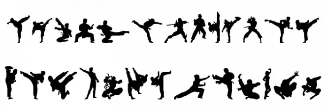 Karate Chop Font UPPERCASE
