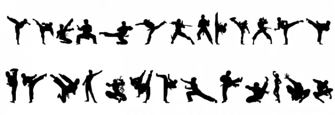 Karate Chop फ़ॉन्ट लोअरकेस