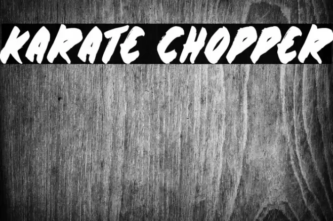Karate Chopper Polices examples