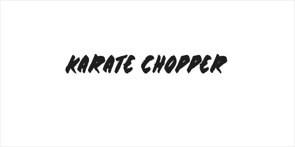 Karate Chopper Logo