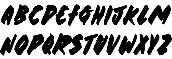 Karate Chopper Fonte MINÚSCULAS