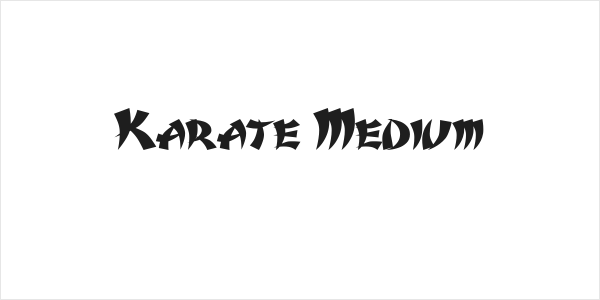 Karate Medium Logo