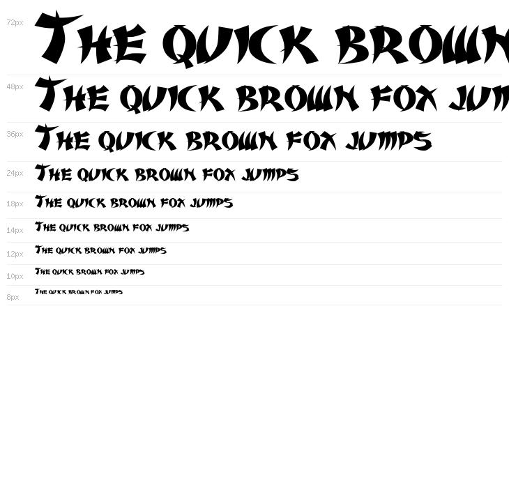 Karate Medium Waterfall