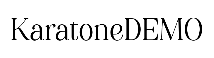 KaratoneDEMO  font caratteri gratis