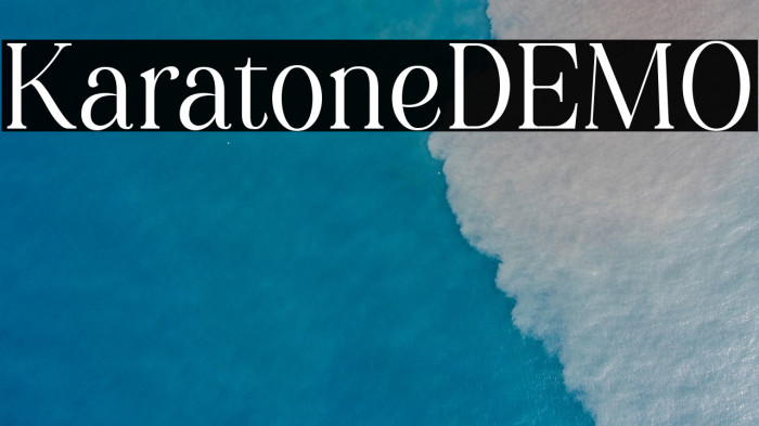 KaratoneDEMO Example 1