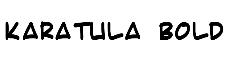 Karatula Bold फ़ॉन्ट