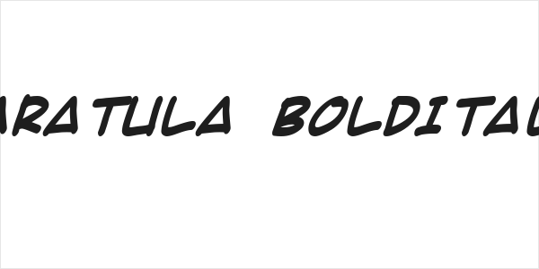 Karatula BoldItalic Logo