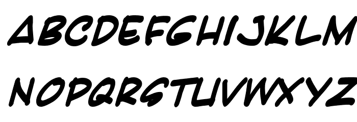 Karatula BoldItalic Font LOWERCASE