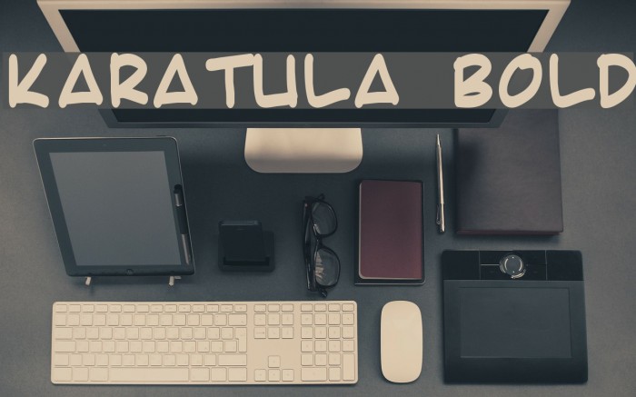 Karatula Bold फ़ॉन्ट examples