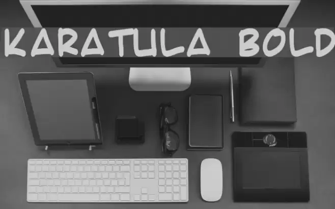 Karatula Bold Font examples