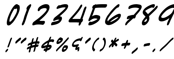 Karatula Italic Font OTHER CHARS