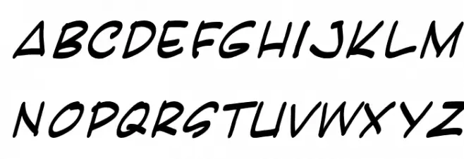 Karatula Italic फ़ॉन्ट लोअरकेस