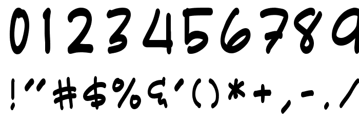 Karatula Normal Font OTHER CHARS