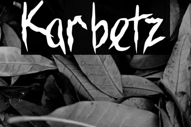Karbetz Font examples