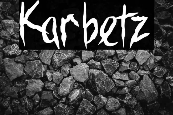 Karbetz Font examples