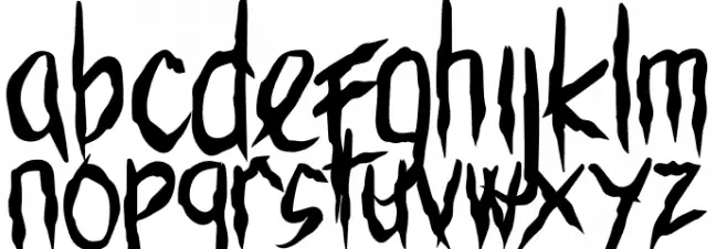 Karbetz خط أحرف صغيرة