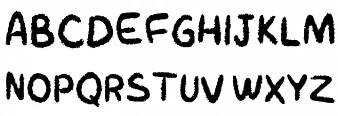 Karbon Regular フォント 大文字
