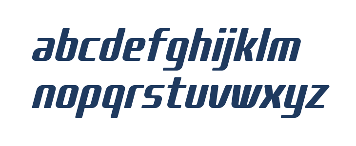 Kardust TS Condensed Demo Versi Bold Italic Lowercase
