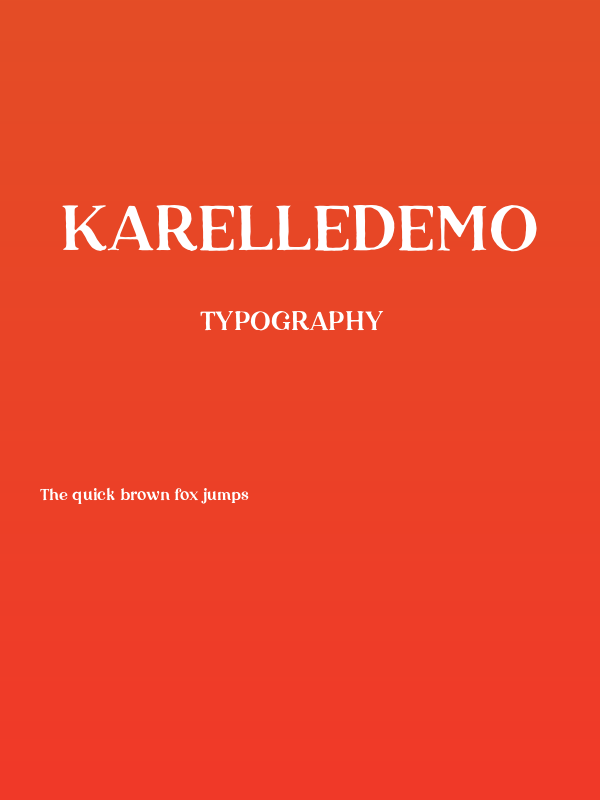 KarelleDEMO Poster