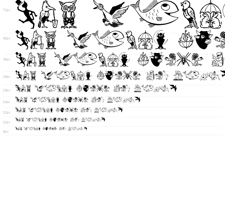 Karen Helenes Dingbats Waterfall