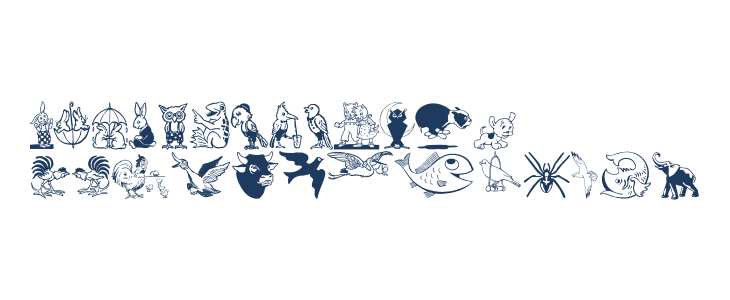 Karen Helenes Dingbats Lowercase