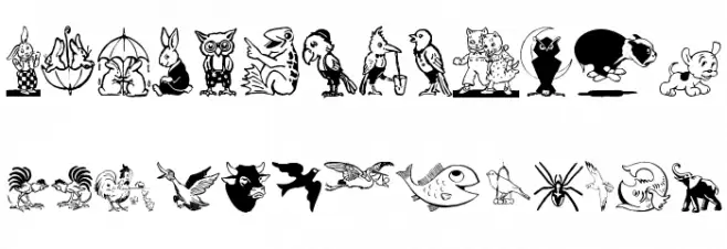 Karen Helenes Dingbats Fuentes MINÚSCULAS
