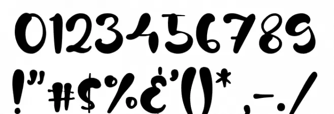 Karen Jane Font OTHER CHARS