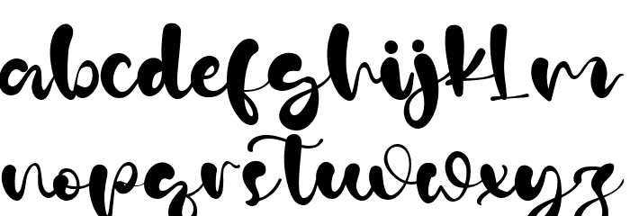 Karen Jane Font LOWERCASE