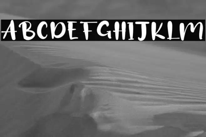 KarenJane Font examples