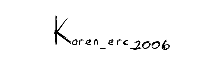Karen_erc_2006  font caratteri gratis