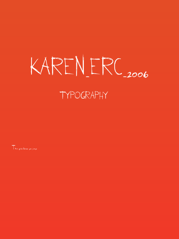 Karen_erc_2006 Poster