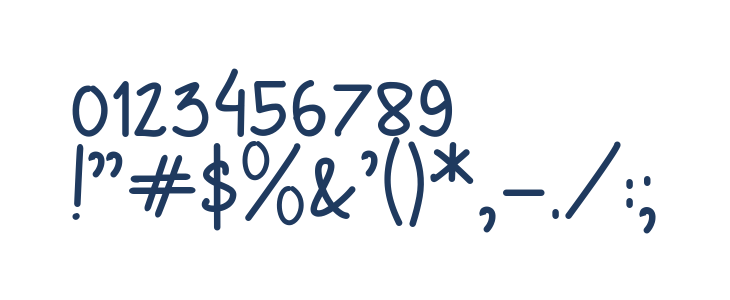 Karenina Handwriting Other Characters