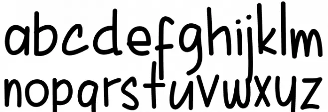 Karenina Handwriting फ़ॉन्ट लोअरकेस