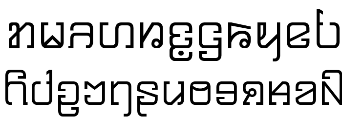 Karenni Font LOWERCASE