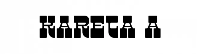 Kareta A  font caratteri gratis
