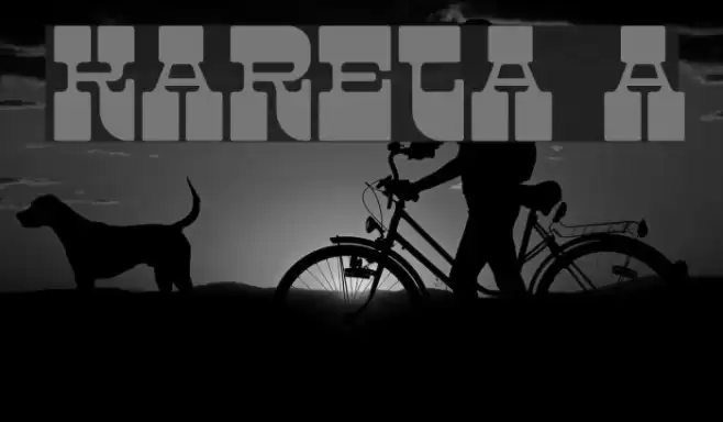 Kareta A Font examples