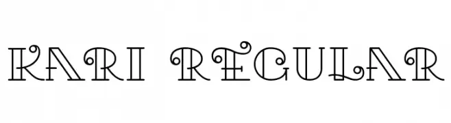 Kari Regular  Frei Schriftart Herunterladen