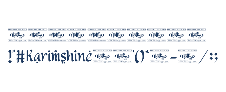 Karimshine Personal Use Other Characters