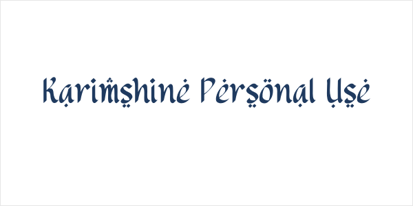 Karimshine Personal Use Logo