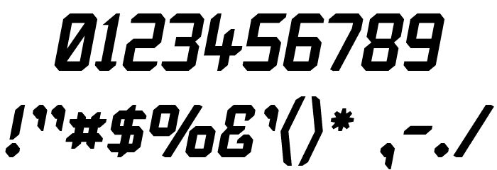 Karisma Italic Font OTHER CHARS