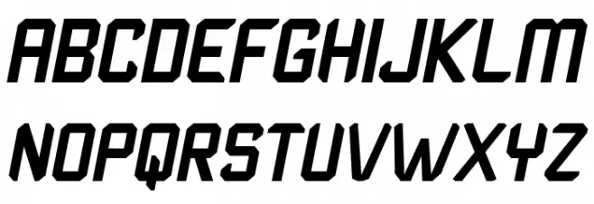 Karisma Italic Schriftart Groß