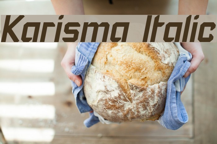 Karisma Italic Font examples