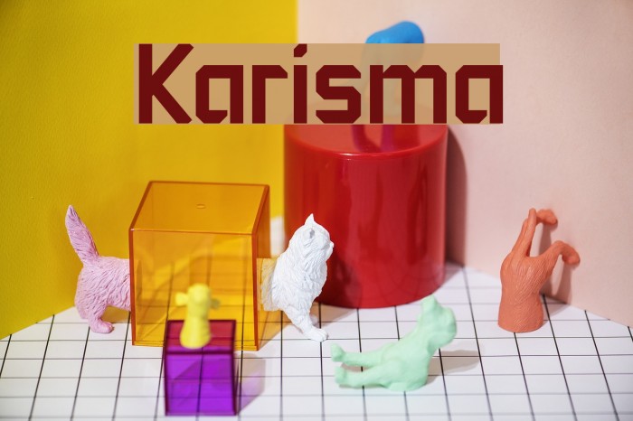 Karisma Font examples