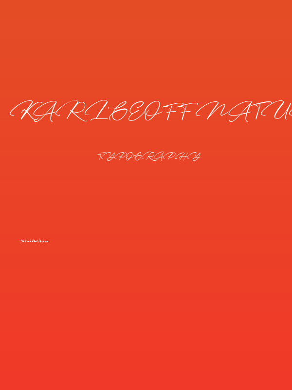 Karl Geoff Natural Poster