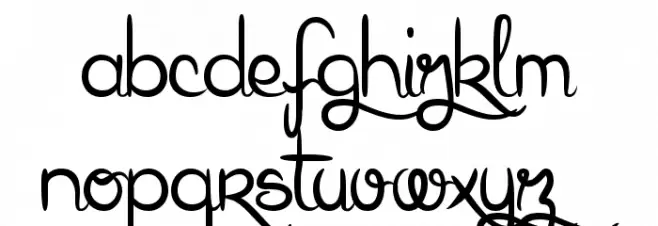 Karl Wright Script Schriftart Kleinbuchstaben