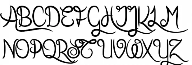 Karl Wright Script Fonte MAIÚSCULAS