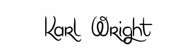 Karl Wright  Frei Schriftart Herunterladen