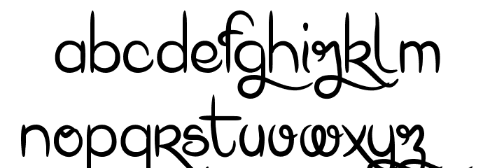Karl Wright Font LOWERCASE