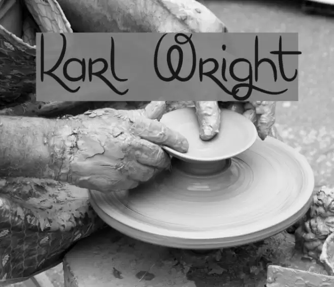 Karl Wright Font examples