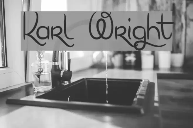 Karl Wright Font examples